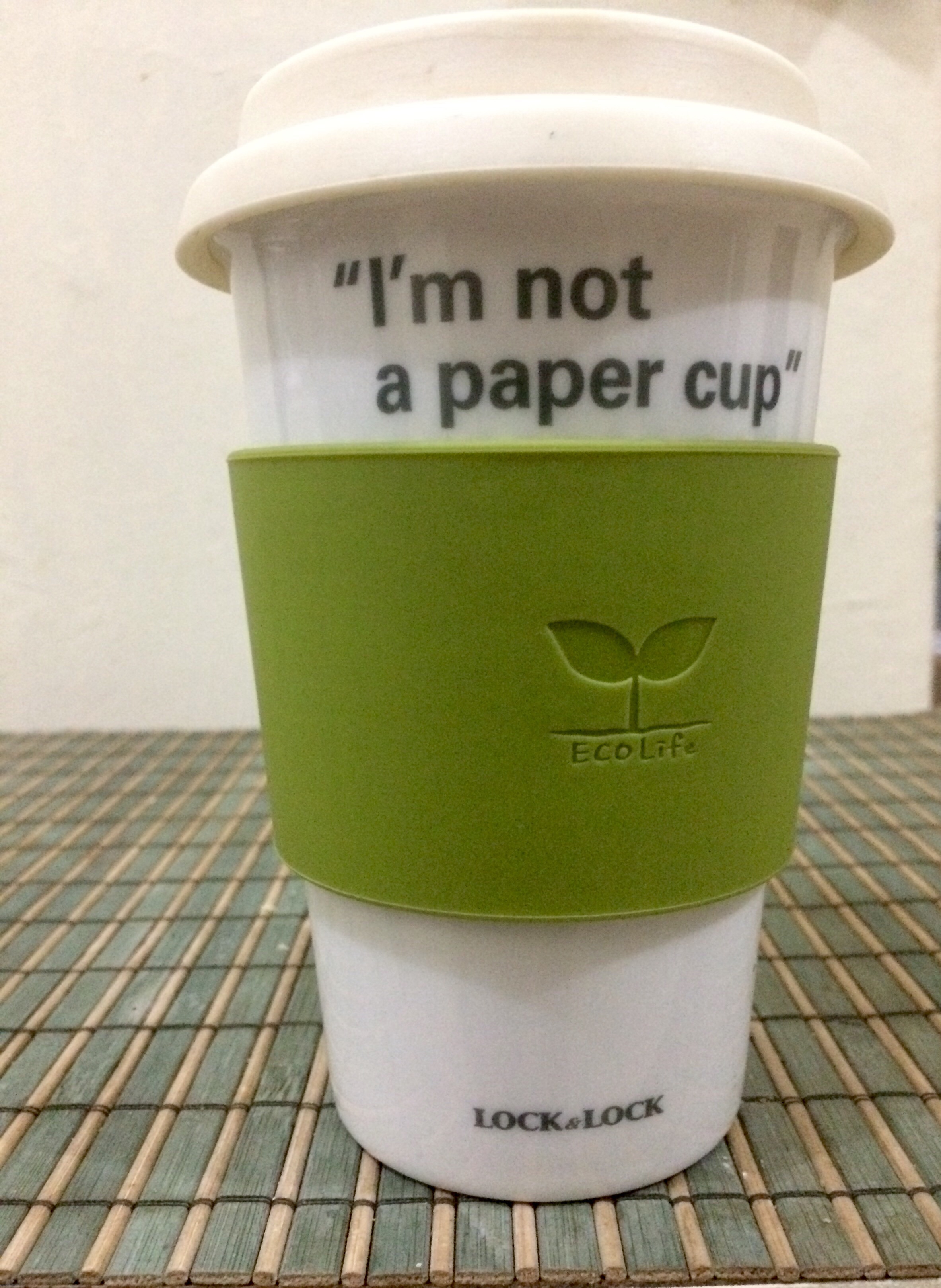 not a paper cup